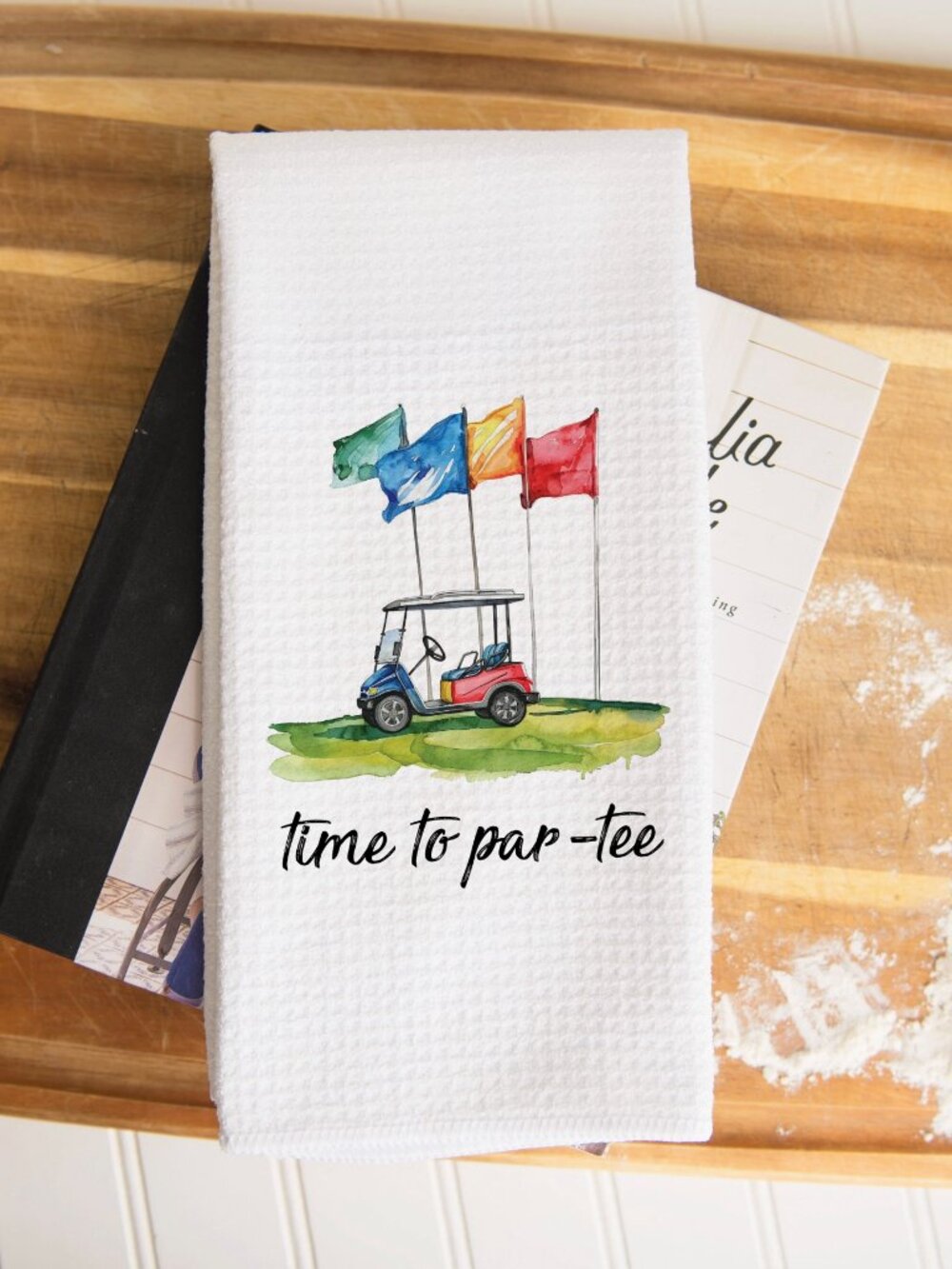 Time To Par-Tee Novelty Hand Towel